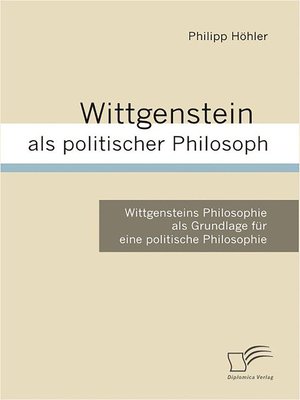 cover image of Wittgenstein als politischer Philosoph